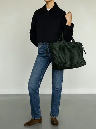 MARREA | Borsa - Tote Bag ALWAYS ON THE RUN Large | dunkelgrün